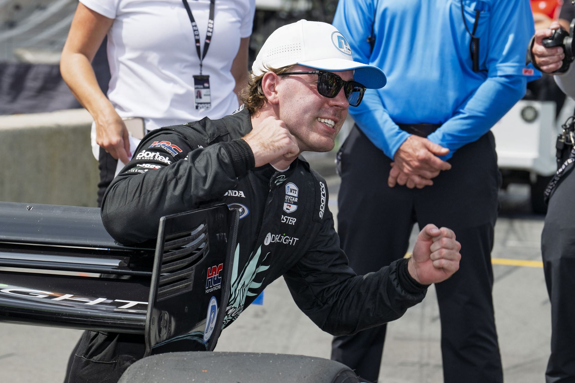 Louis Foster at the NTT IndyCar Series XPEL Grand Prix at Road America - Source: Getty